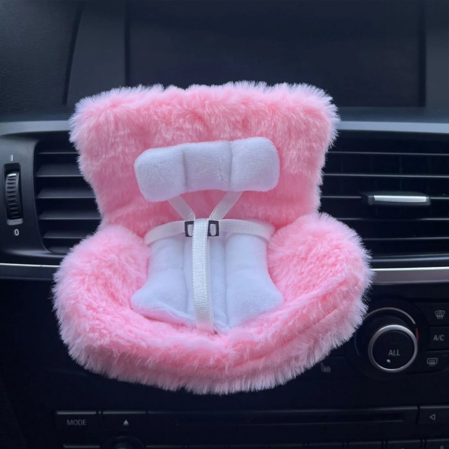 PlushQueen: Labubu Plush Doll Safety Seat