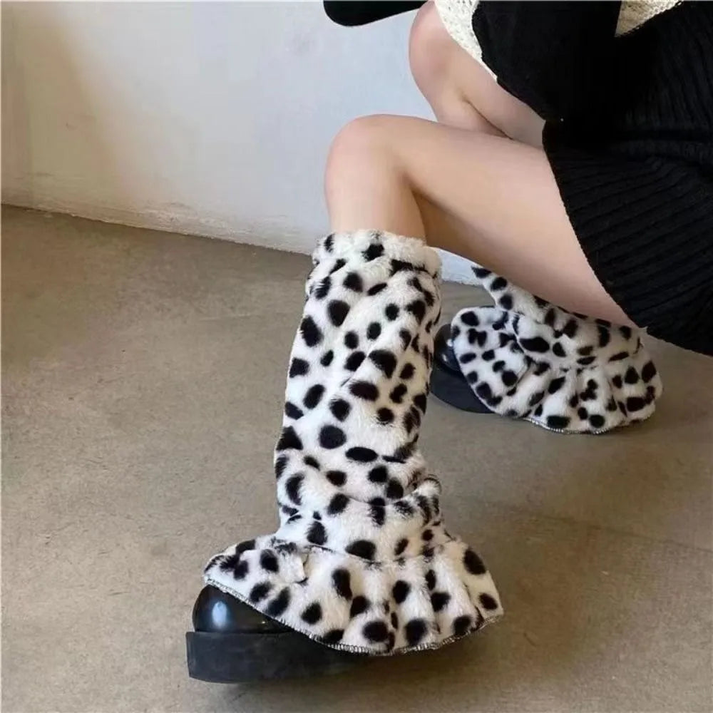 PlushQueen: Leopardikuosiset talviset säärystimet