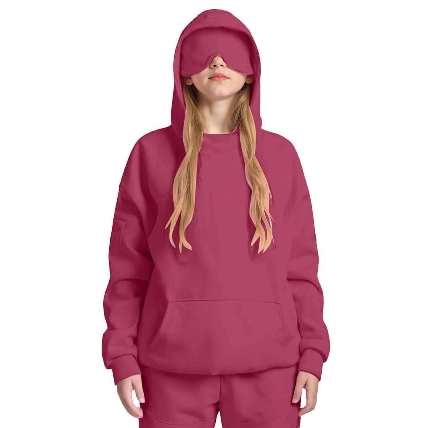 Rebel X 100 Naamattomat Naisten Plus Size Silmämaski-Huppari ja verkkarit