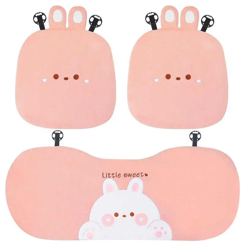 PLUSHQUEEN söpöilyä ilman leopardia AUTON PENKINSUOJASETTI