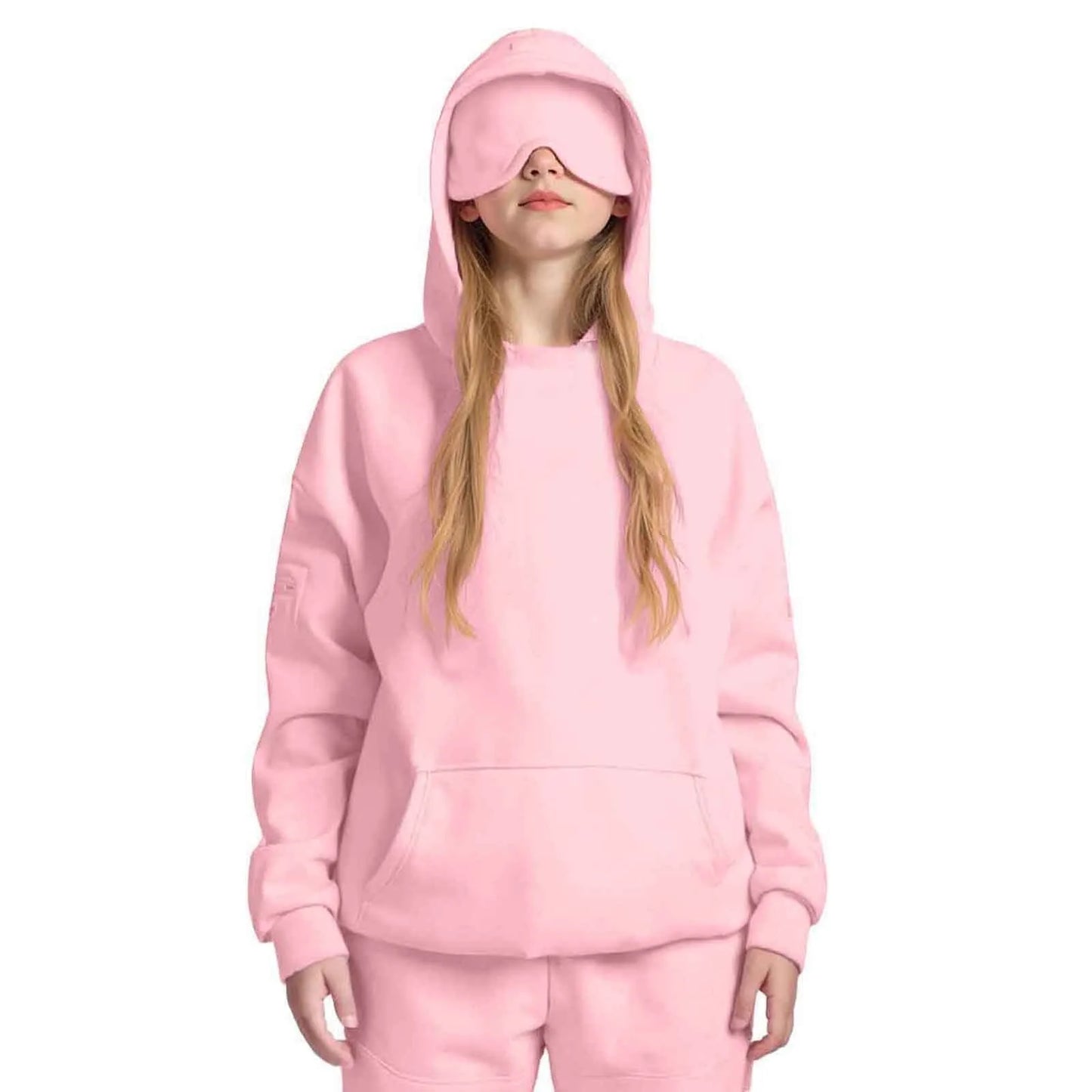 Rebel X 100 Naamattomat Naisten Plus Size Silmämaski-Huppari ja verkkarit