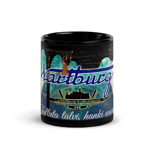 Musta kiiltävä muki - wartburg