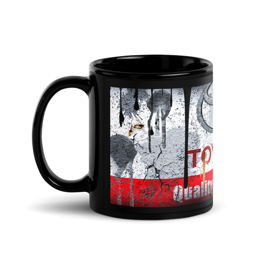 Musta kiiltävä muki - Toyota