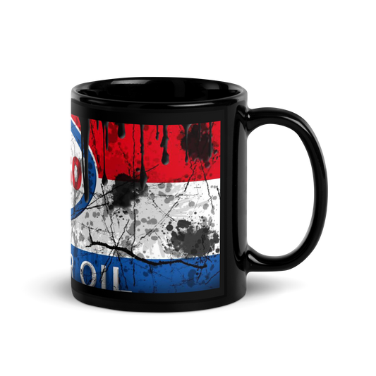 Musta kiiltävä muki - esso