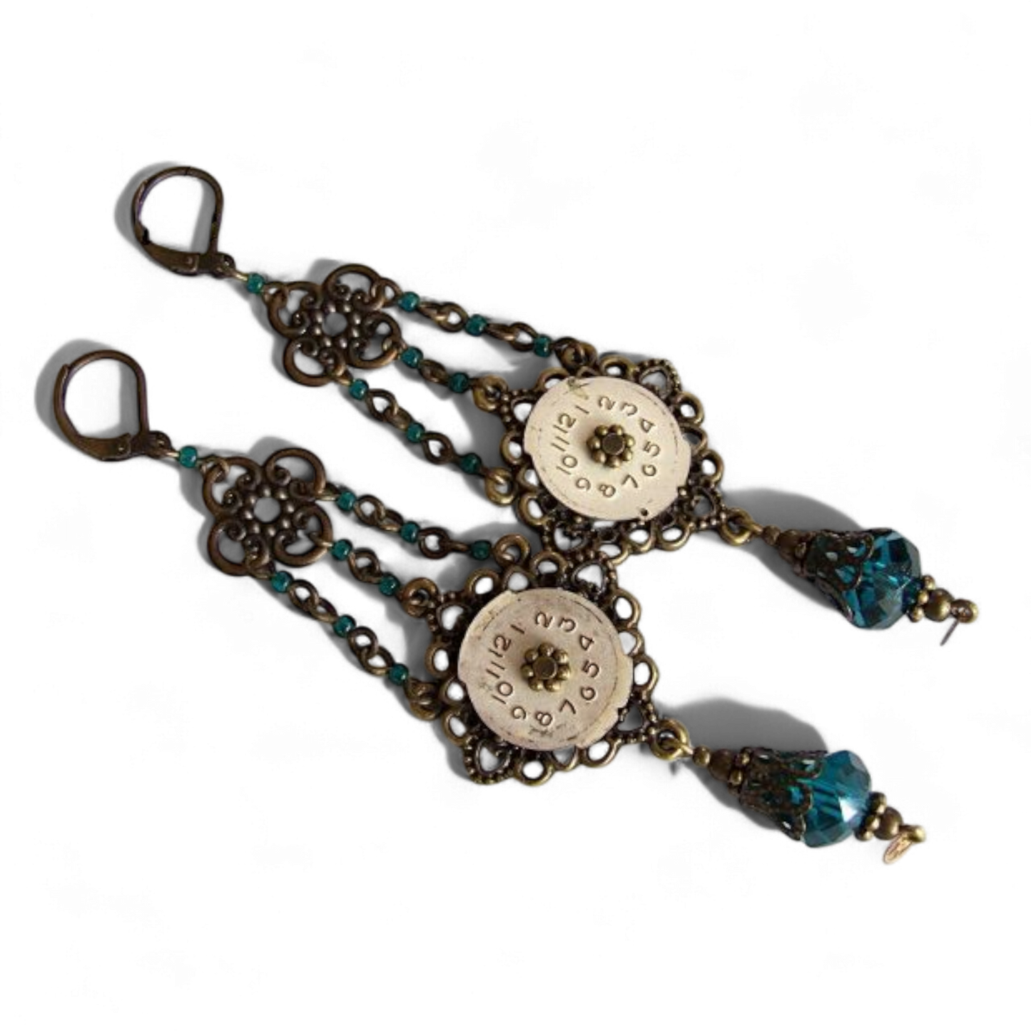 1 kpl - Rannekello korvakorut vintage steampunk - yksittäin eli ei parii
