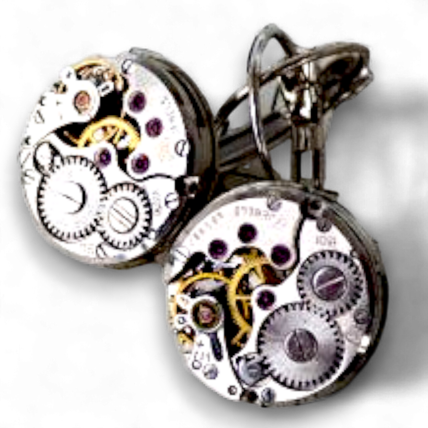 1 kpl - Rannekello korvakorut vintage steampunk - yksittäin eli ei parii