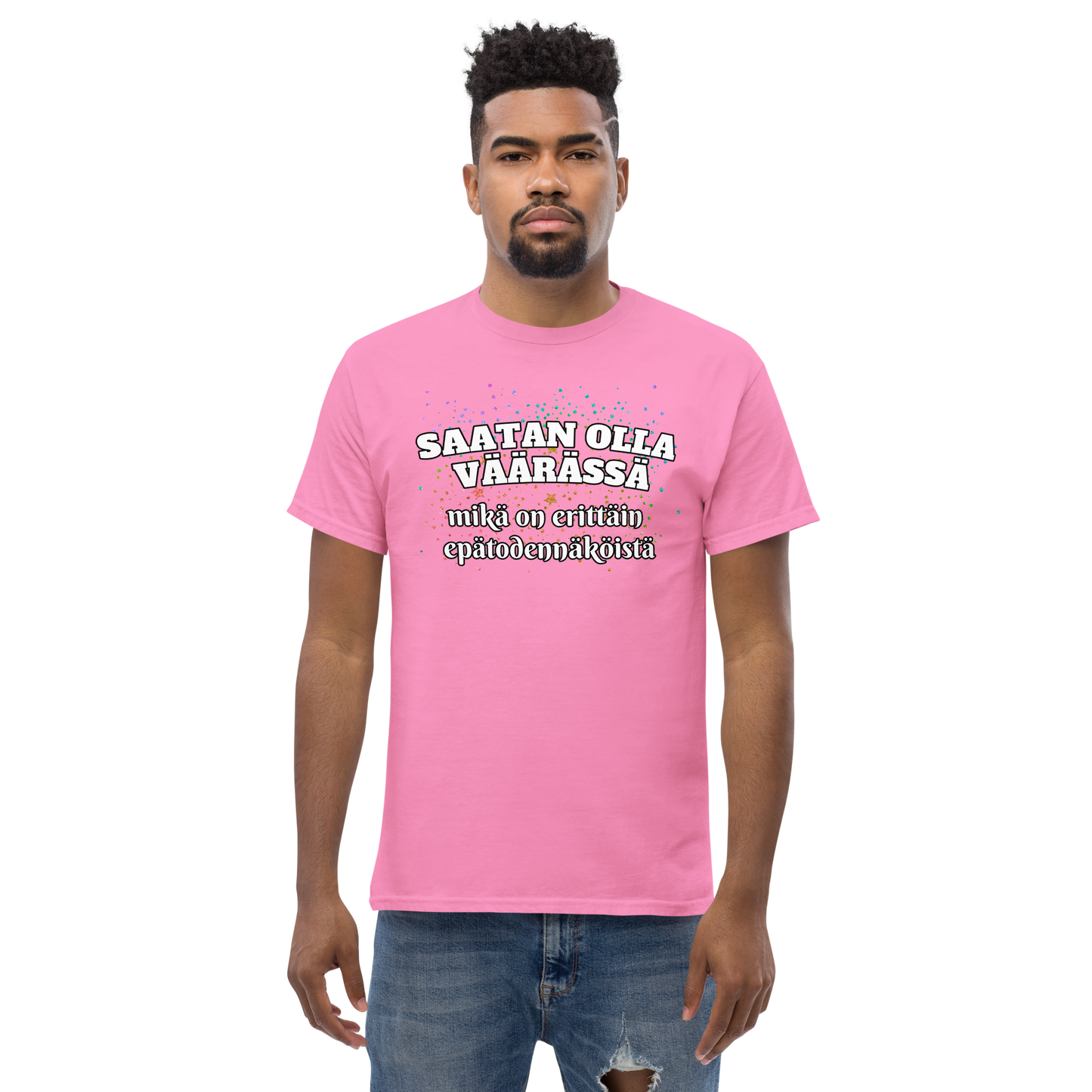 Men's classic tee - saatan olla väärässä