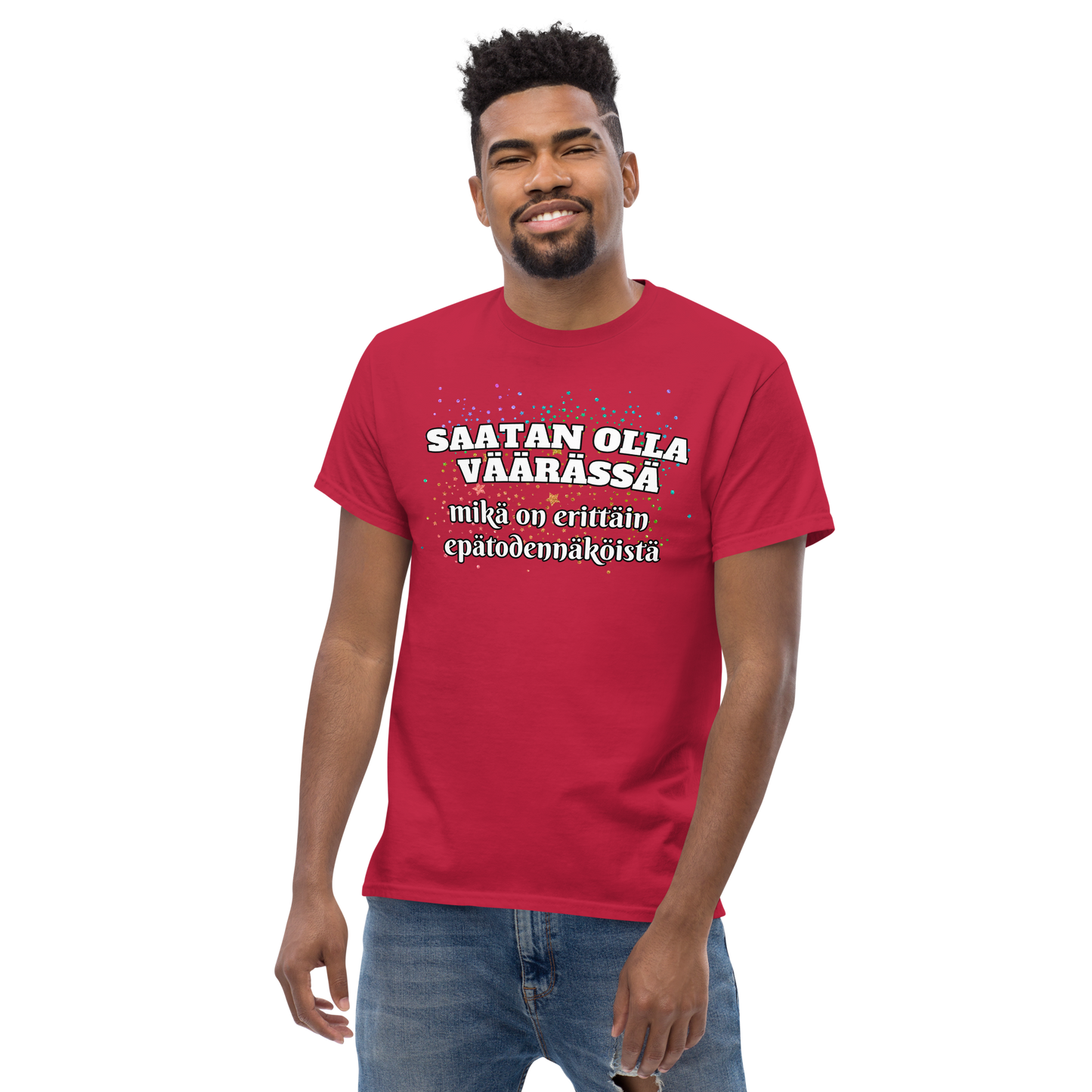 Men's classic tee - saatan olla väärässä