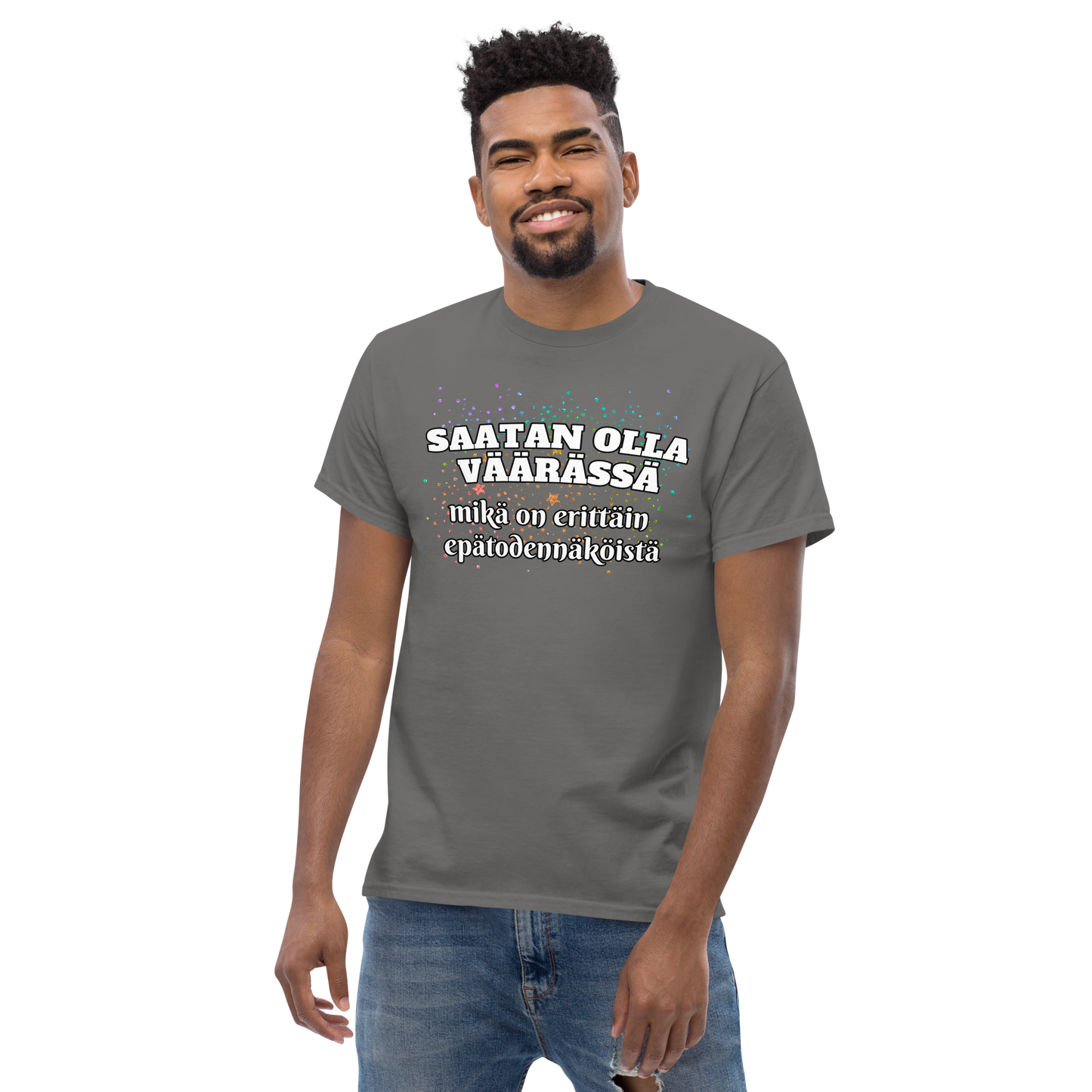 Men's classic tee - saatan olla väärässä
