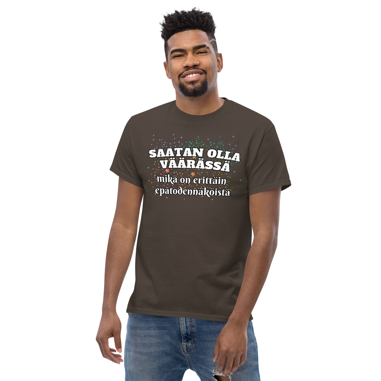 Men's classic tee - saatan olla väärässä