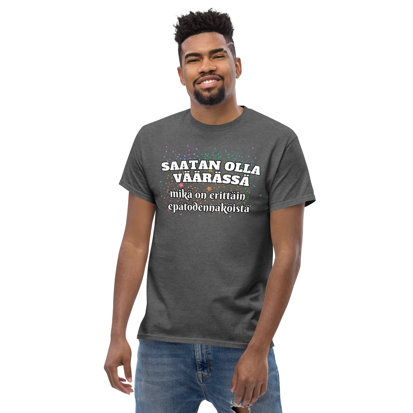 Men's classic tee - saatan olla väärässä