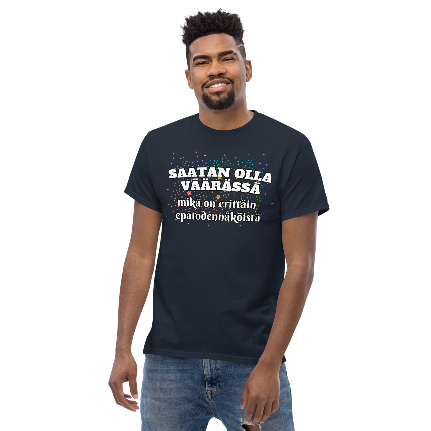 Men's classic tee - saatan olla väärässä