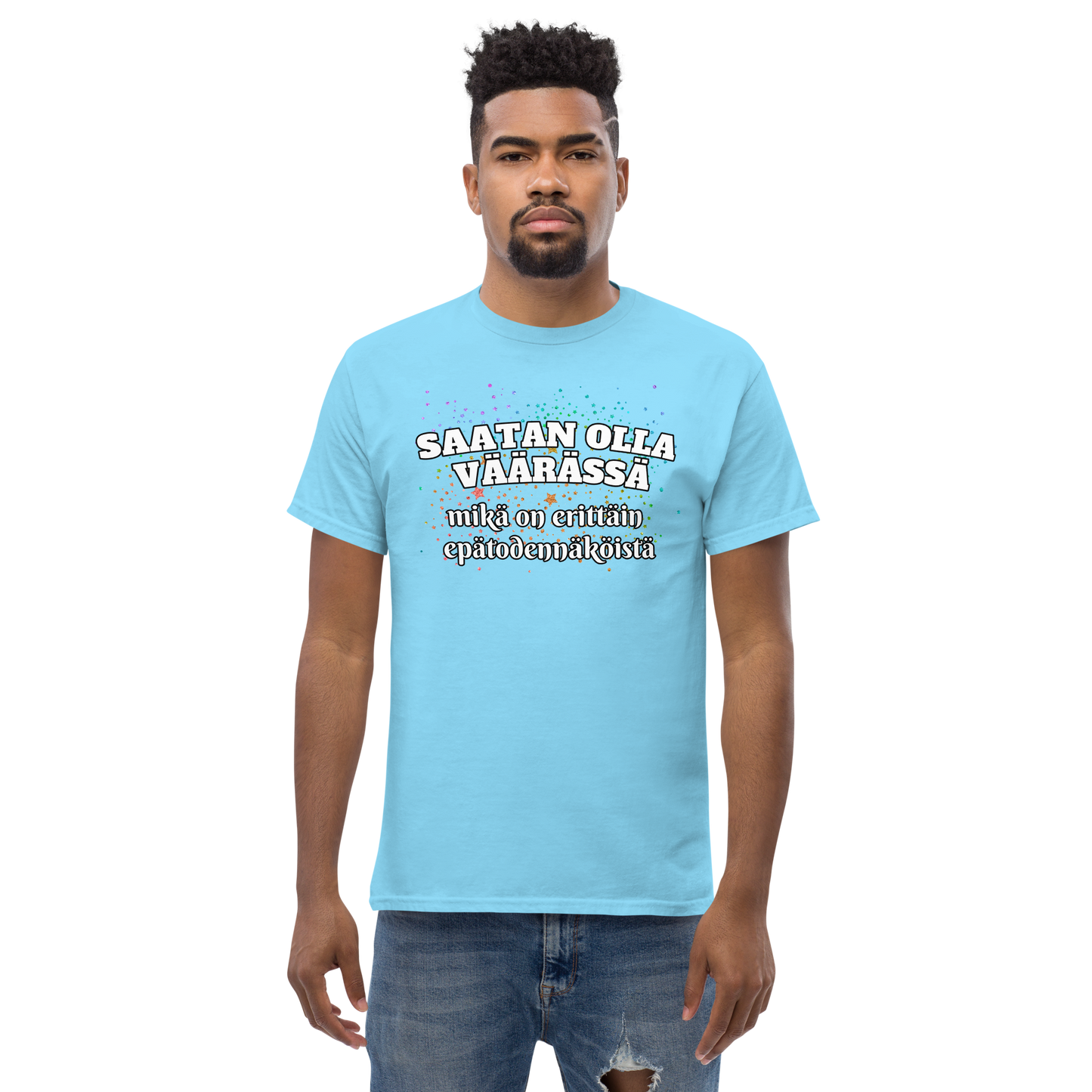 Men's classic tee - saatan olla väärässä