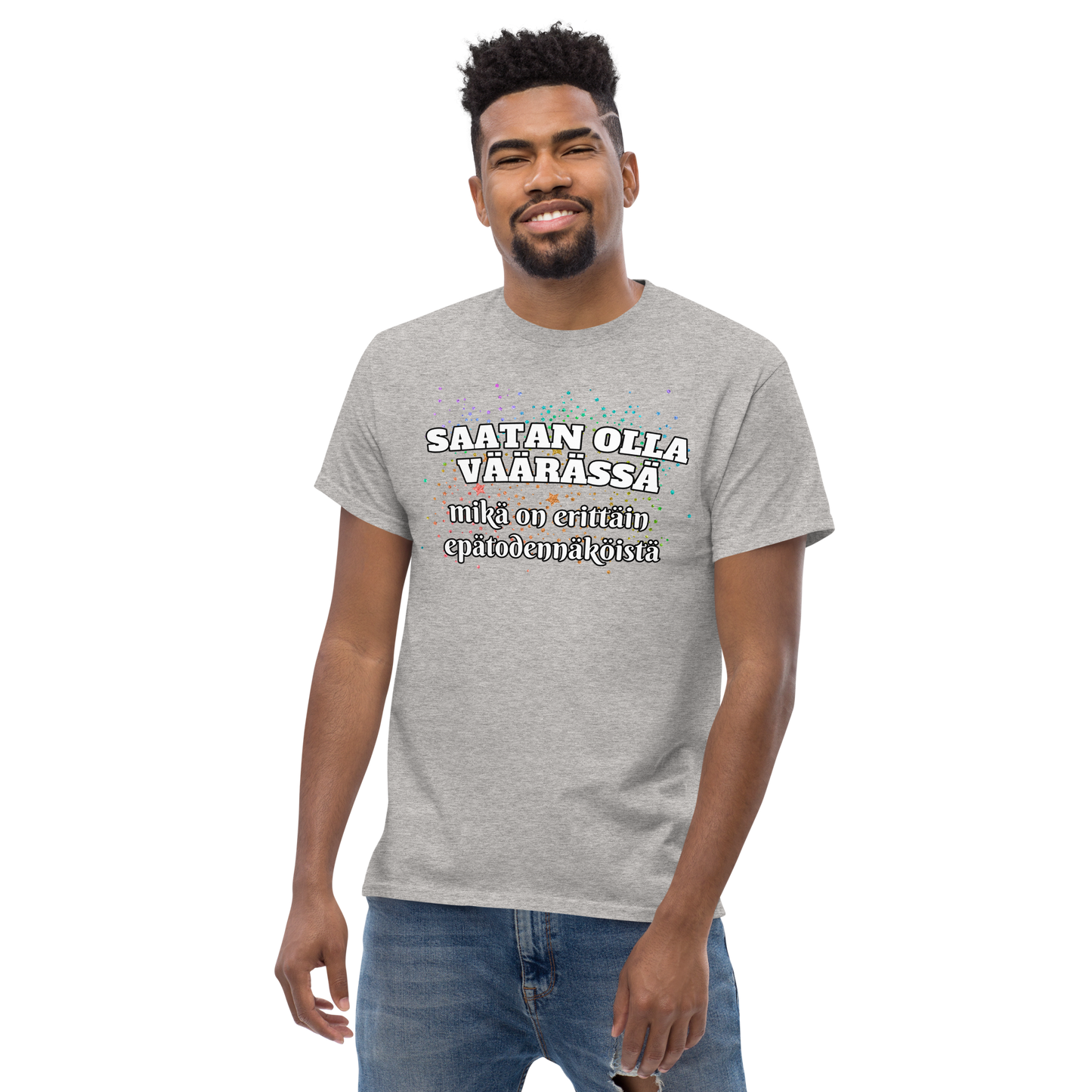 Men's classic tee - saatan olla väärässä