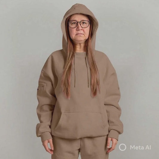 Rebel X 100 Naamattomat Naisten Plus Size Silmämaski-Huppari ja verkkarit