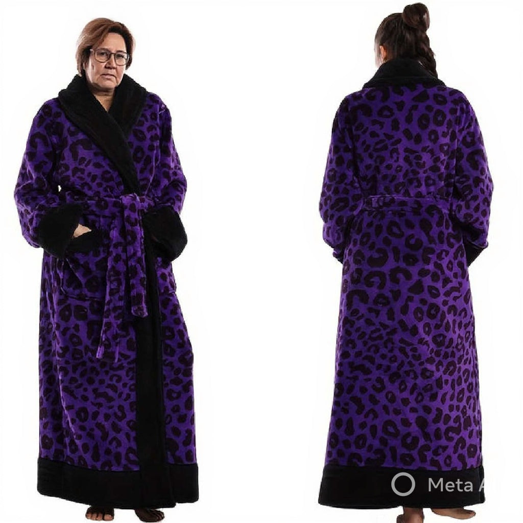 PLUSHQUEEN LEOPARDIKYLPYTAKKI JOLLA MENNÄÄN EIKÄ KYSYTÄ - yksi koko: rinnanympärys 135cm