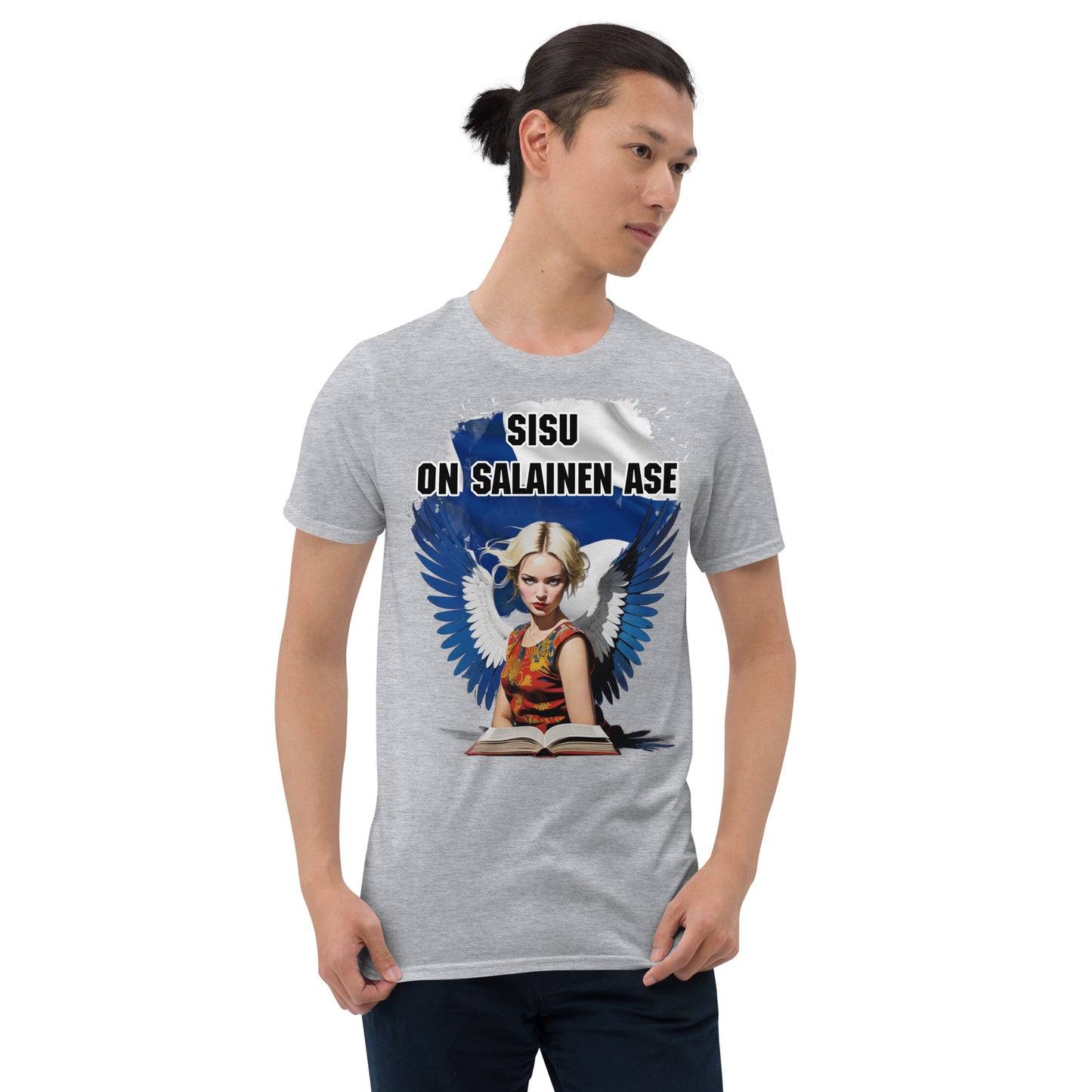 Short-Sleeve Unisex T-Shirt - sisu on salainen ase