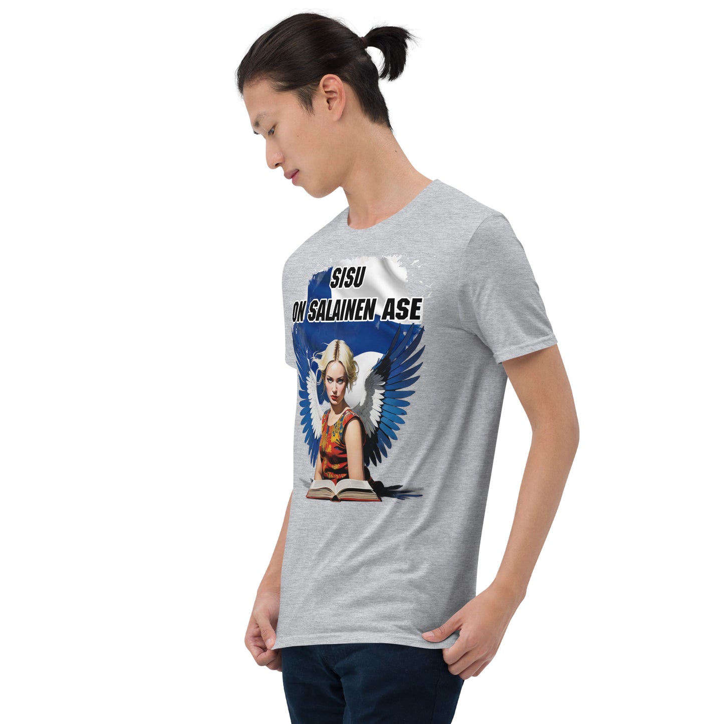 Short-Sleeve Unisex T-Shirt - sisu on salainen ase