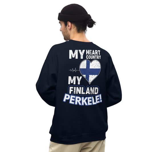 Unisex gollegepaita - my country finland perkele