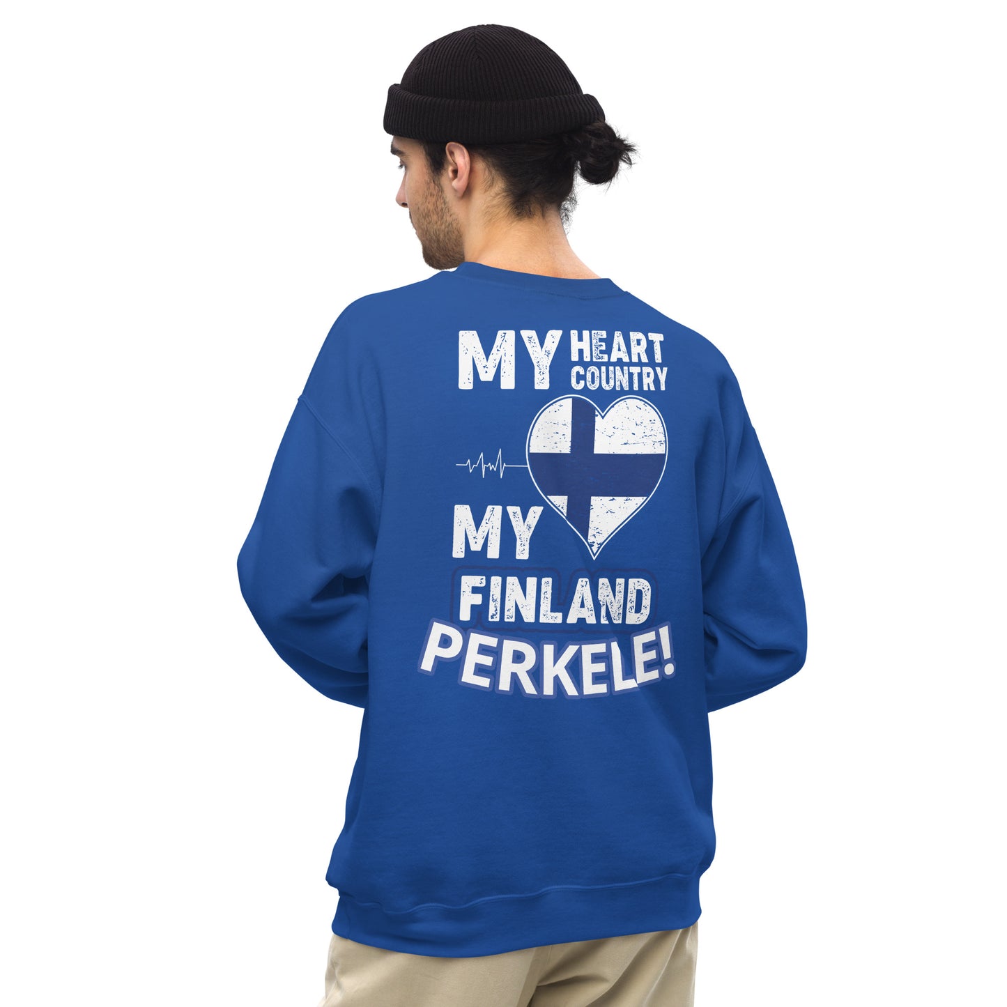 Unisex gollegepaita - my country finland perkele