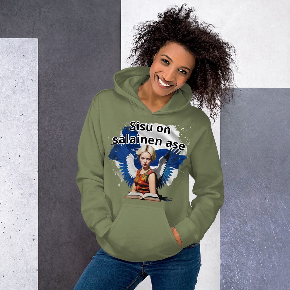 Unisex Hoodie - sisu on salainen ase