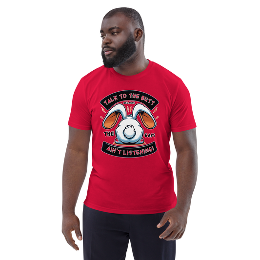 Unisex orgaaninen t-paita puhu pepulle