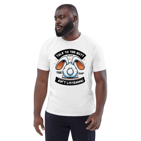 Unisex orgaaninen t-paita puhu pepulle