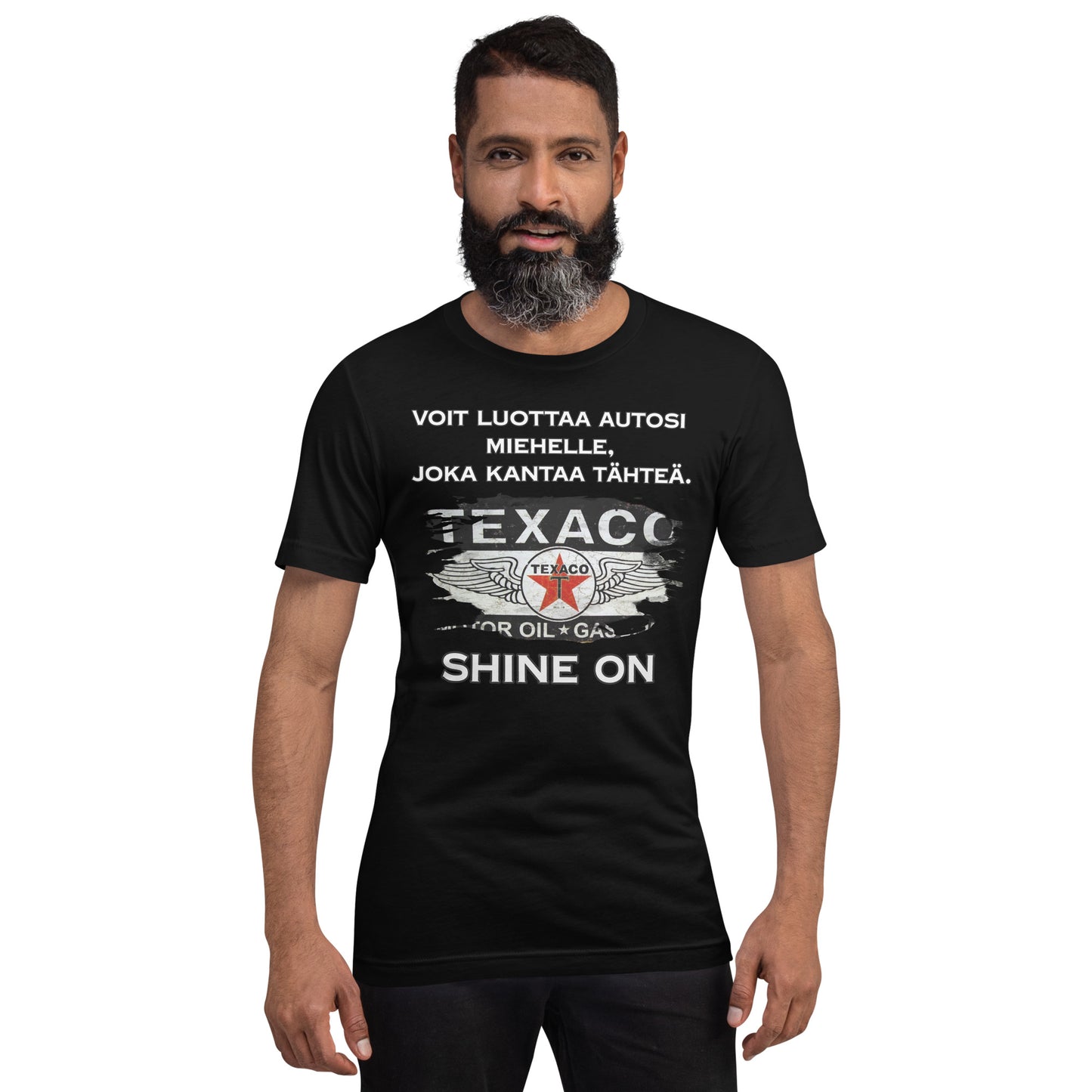 Unisex t-paita - Shine on tex  + lisää teksti