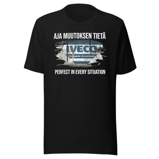 Unisex t-paita - oma teksti Perfect in every situation