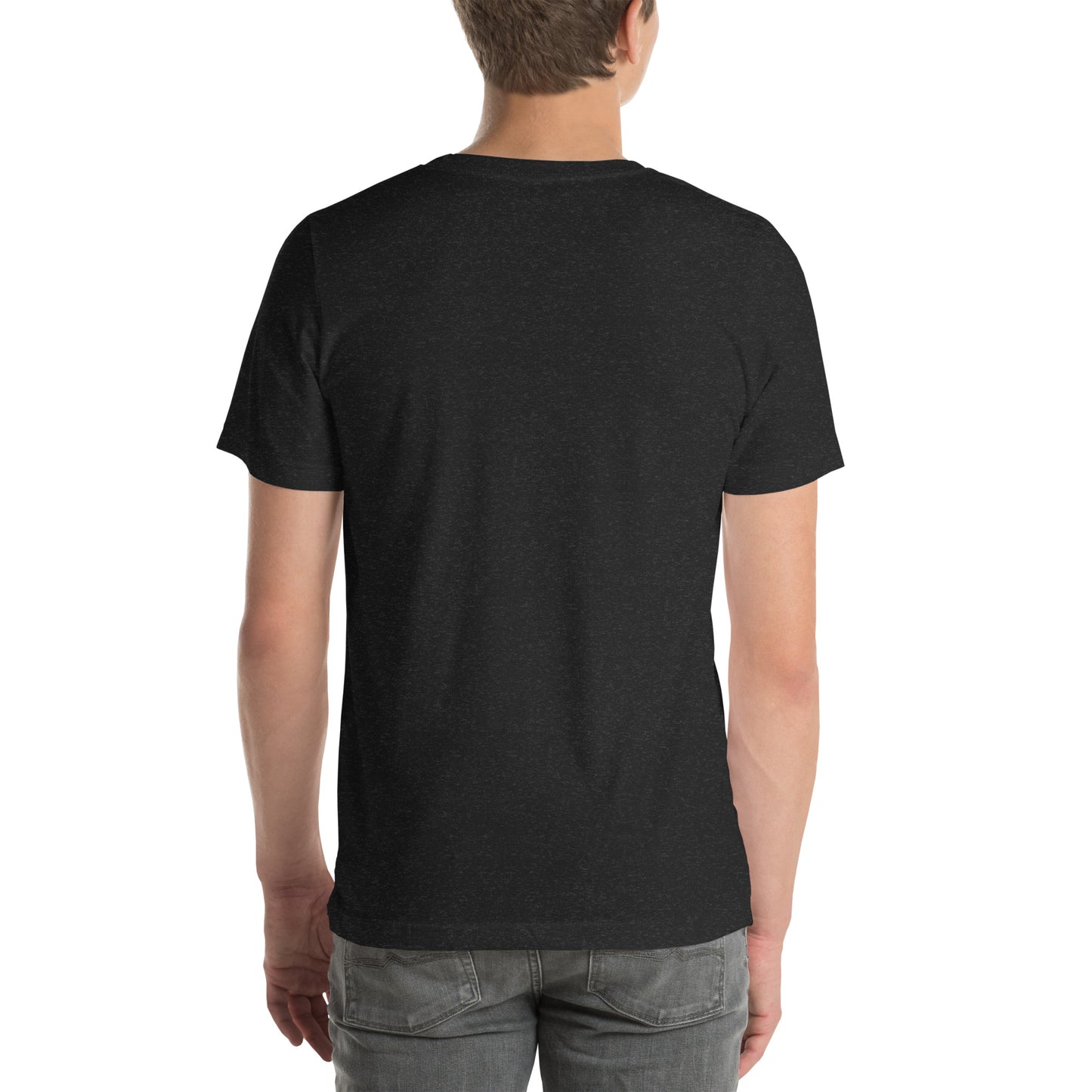 Unisex t-paita: oma teksti + en tarvitse terpiaa, jos vain saan neuloa