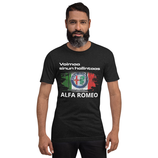 Unisex t-paita - Voimaa sinun hallintaasi+ oma teksti