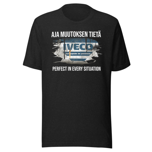 Unisex t-paita - oma teksti Perfect in every situation