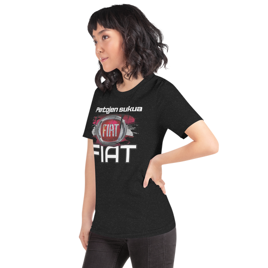 Unisex t-PAITA - PETOJEN SUKUA + oma teksti