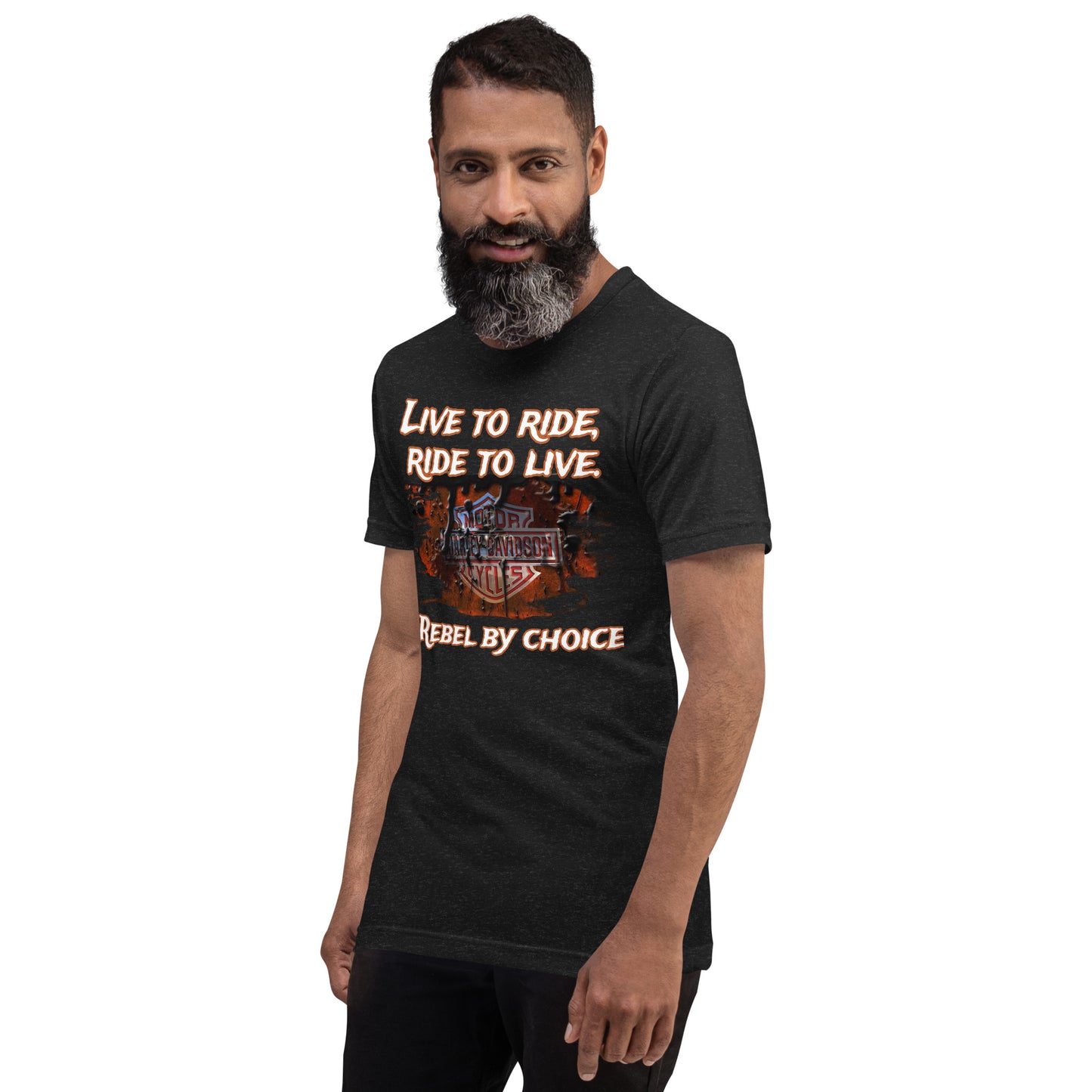 Unisex t-paita - Rebel by choice + muokkaa oma teksti
