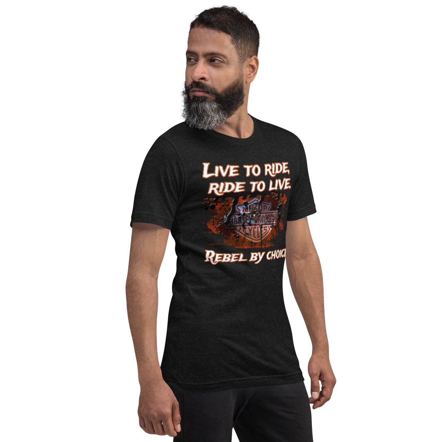 Unisex t-paita - Rebel by choice + muokkaa oma teksti