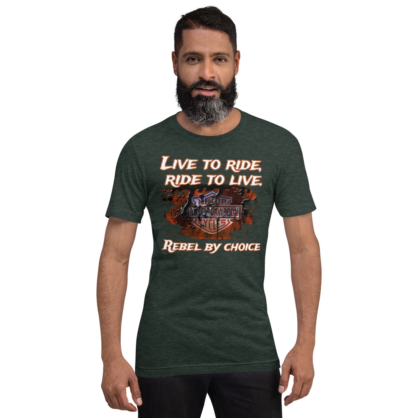 Unisex t-paita - Rebel by choice + muokkaa oma teksti