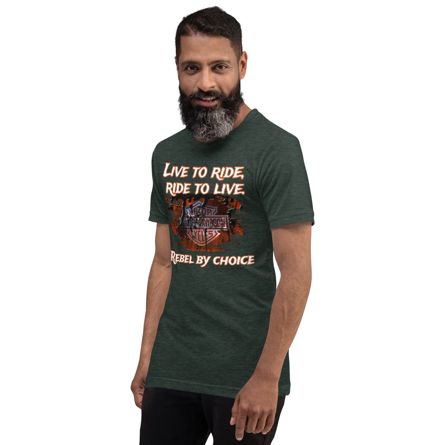 Unisex t-paita - Rebel by choice + muokkaa oma teksti