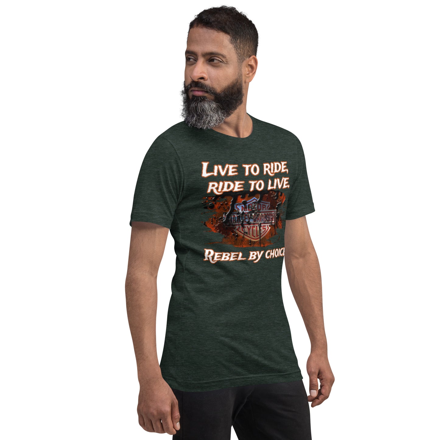 Unisex t-paita - Rebel by choice + muokkaa oma teksti