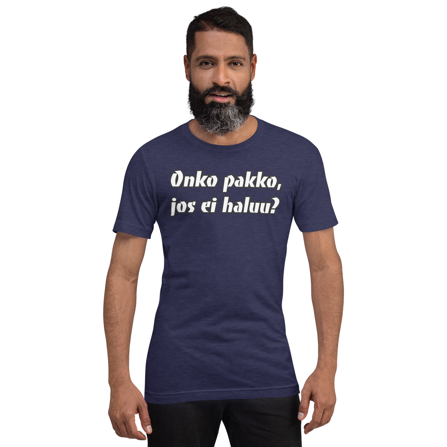 Unisex t-paita - onko pallko jos ei haluu
