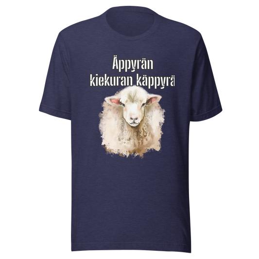 Unisex t-paita - äppyrän kiekuran kiekura
