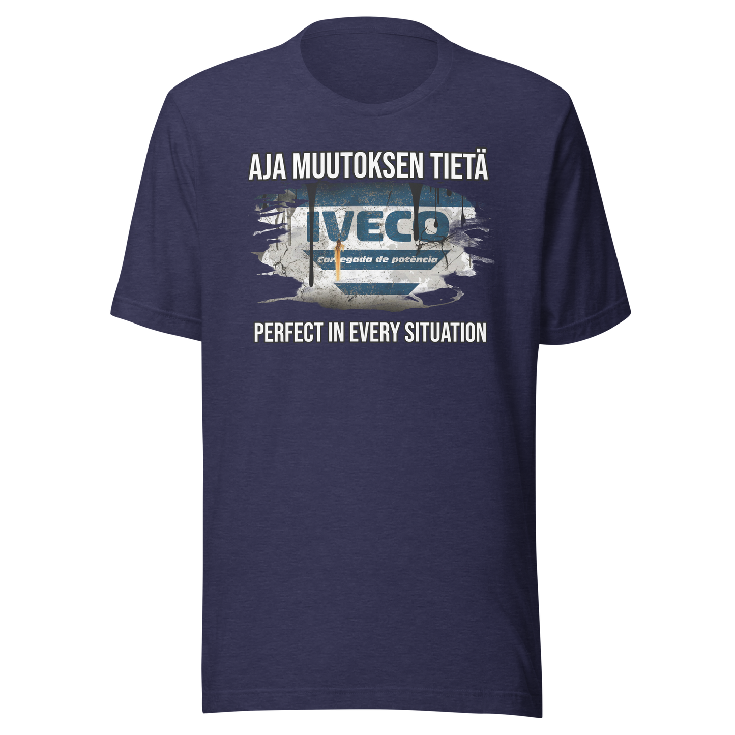 Unisex t-paita - oma teksti Perfect in every situation