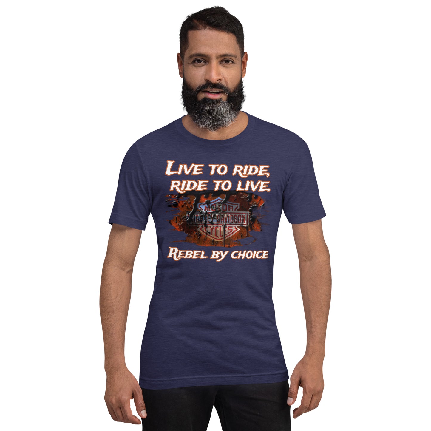 Unisex t-paita - Rebel by choice + muokkaa oma teksti