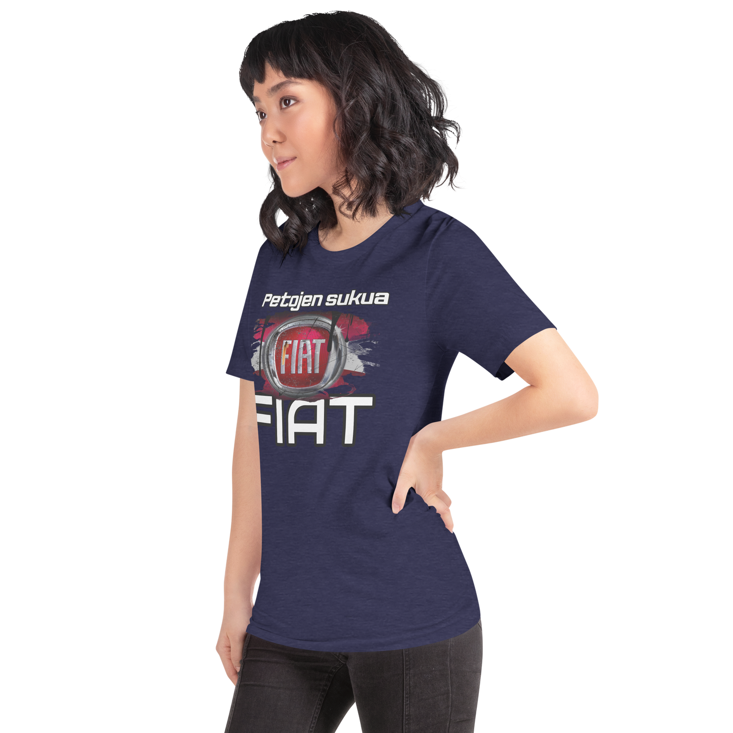 Unisex t-PAITA - PETOJEN SUKUA + oma teksti