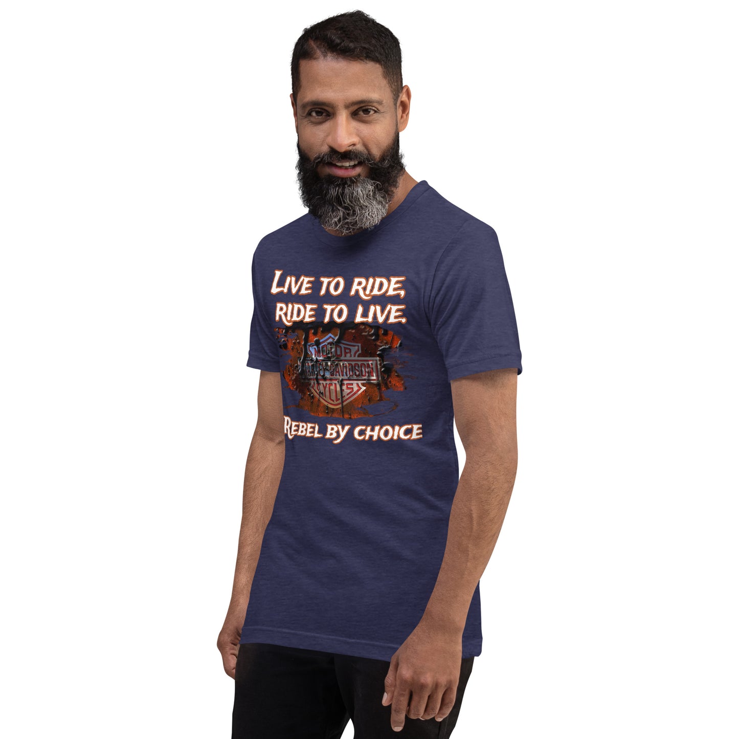 Unisex t-paita - Rebel by choice + muokkaa oma teksti