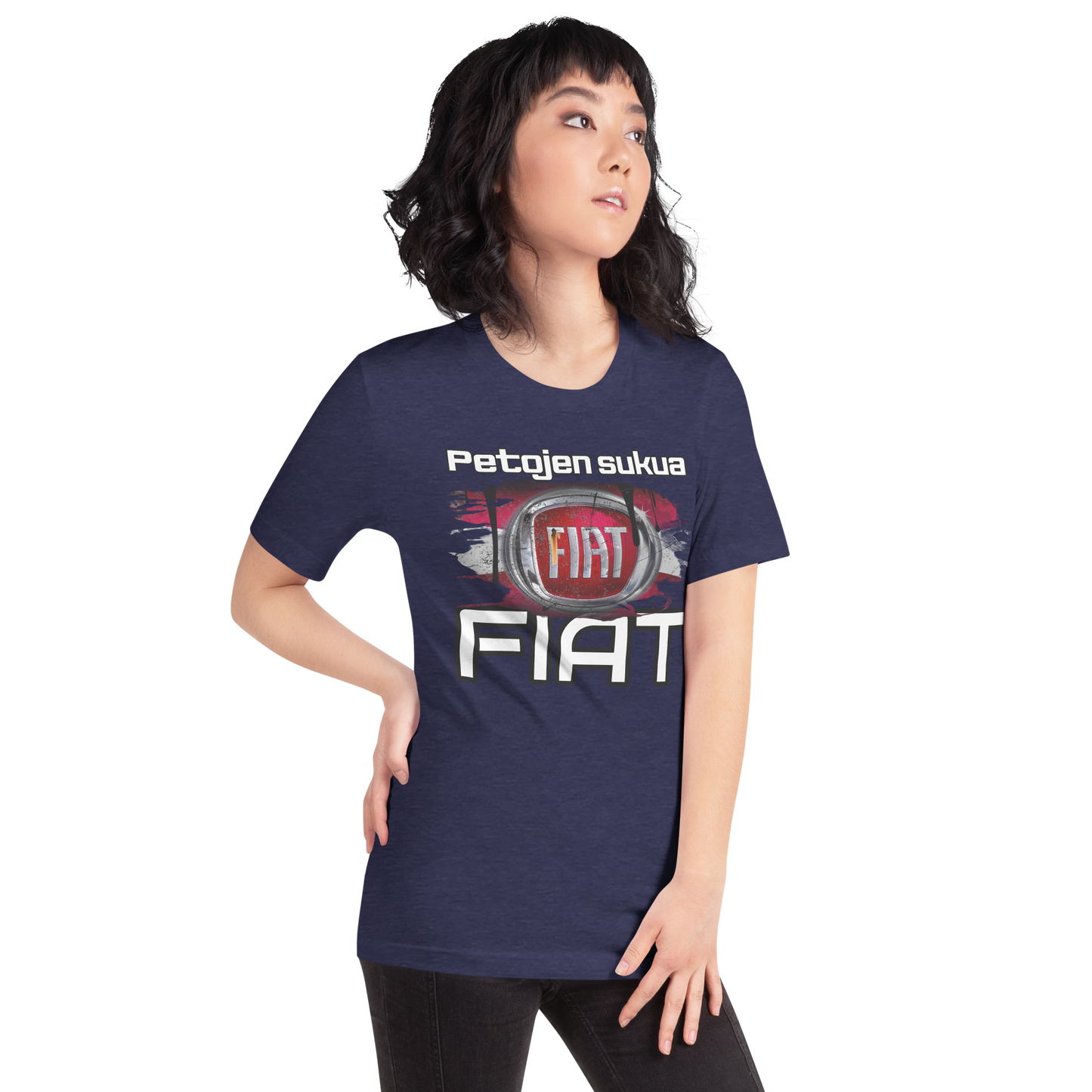 Unisex t-PAITA - PETOJEN SUKUA + oma teksti