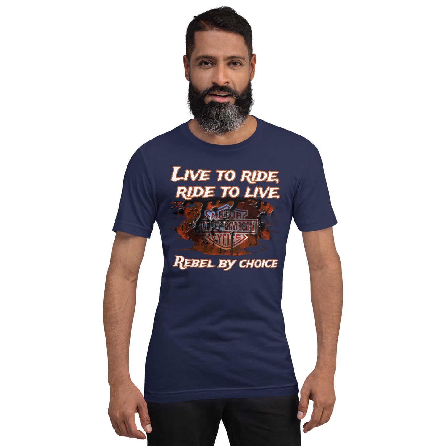 Unisex t-paita - Rebel by choice + muokkaa oma teksti
