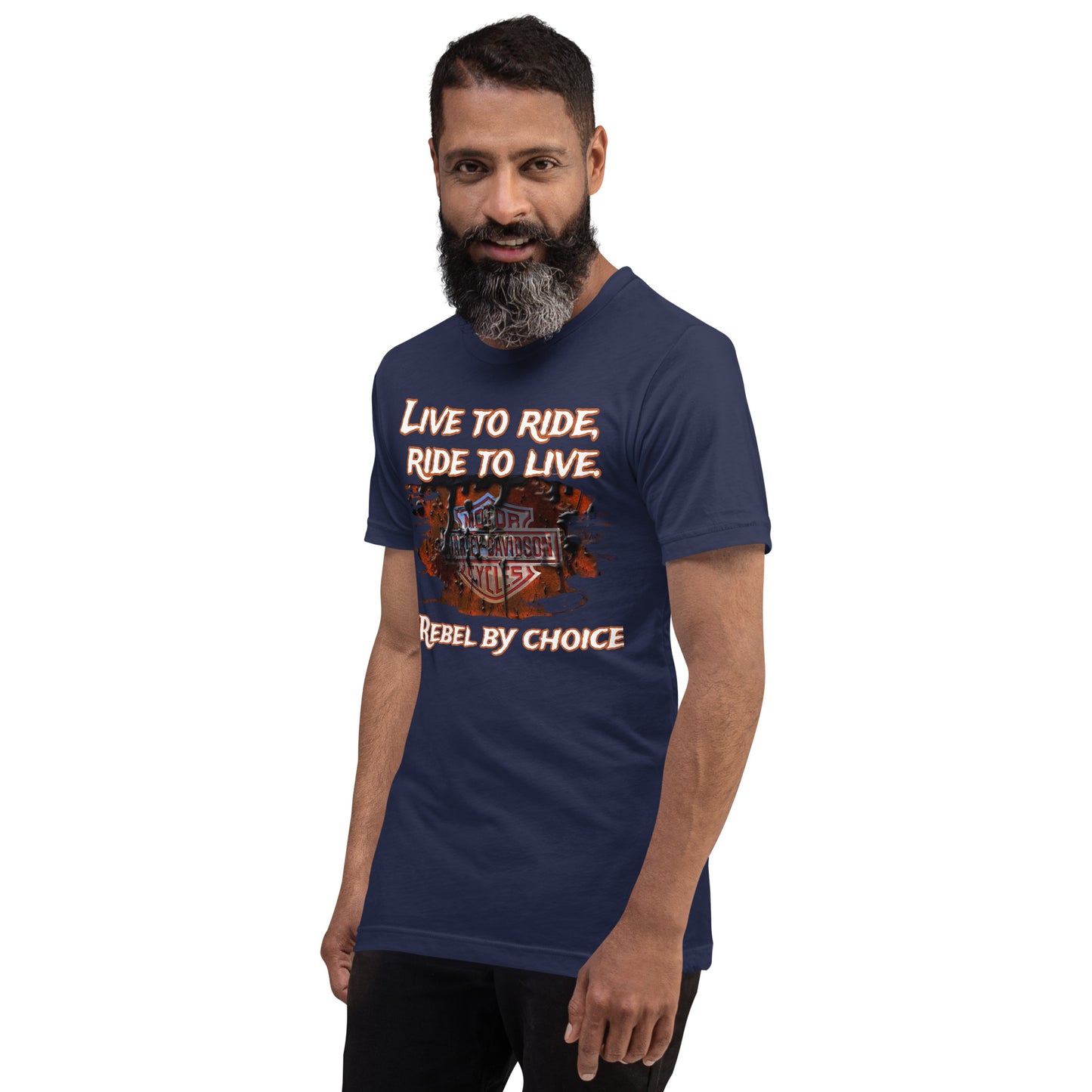 Unisex t-paita - Rebel by choice + muokkaa oma teksti