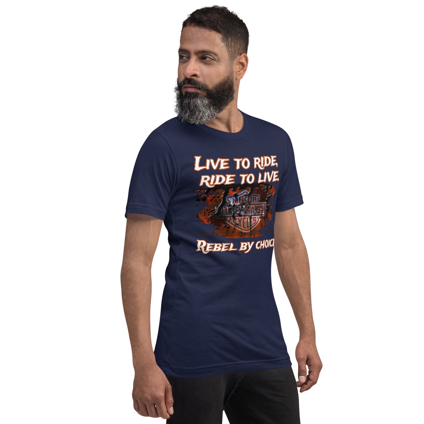 Unisex t-paita - Rebel by choice + muokkaa oma teksti
