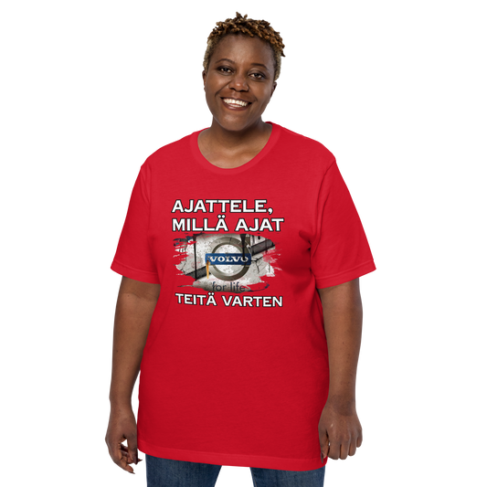 Unisex t-paita - Teitä varten ja oma teksti