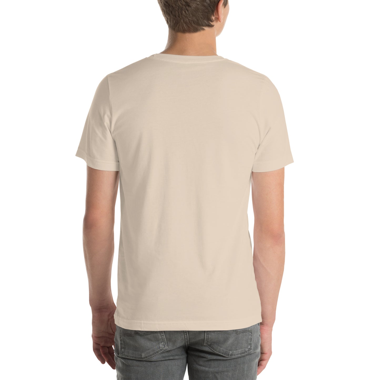 Unisex t-paita: oma teksti + en tarvitse terpiaa, jos vain saan neuloa